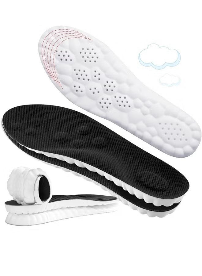 Cloud Memory Foam Insoles for Men & Women – 4D Soft Comfort Shoe Insoles with Arch Support, Shock Absorption & All-Day Foot Relief - Image 1